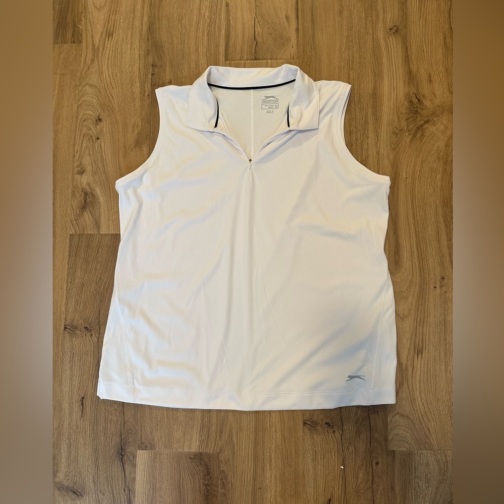Slazenger white golf tank top